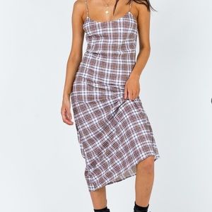 Princess Polly Purple Check Dress